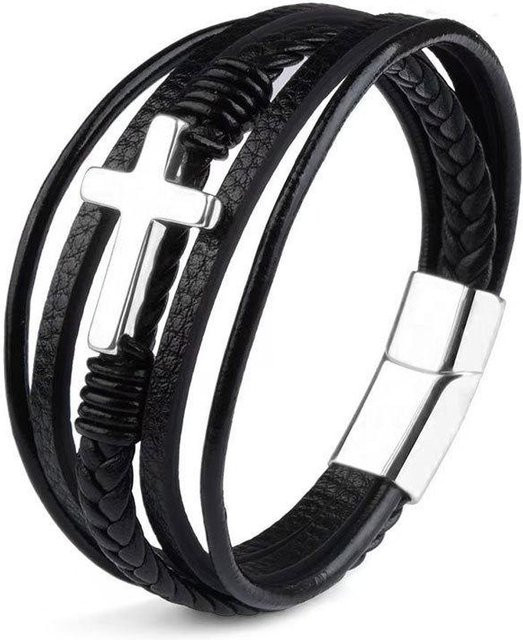 the BAY Armband, Leder, Schwarz, Herren - Bild 1
