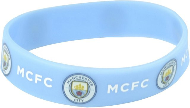 Manchester City FC Armband, Silikon, hellblau, Unisex - Bild 1