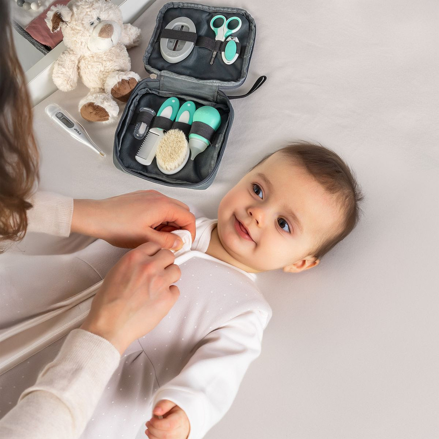 Reer BabyCare Plegeset, 9-tlg., Grau - Bild 7