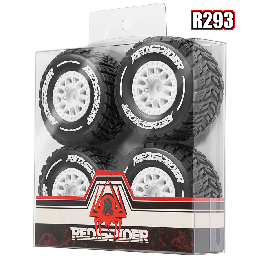 LC Racing Mini Mojave GROM 1/14 Short Truck RC Reifen Räder, 4-teiliges Set, Gummi - Bild 5