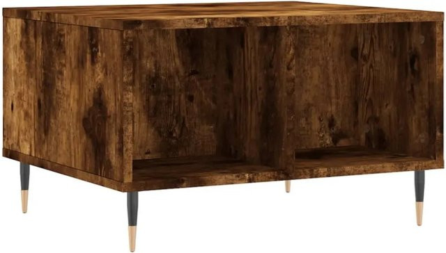 vidaXL Couchtisch Eiche Räuchereiche modern B/T/H: 60 x 50 x 36,5 cm - Bild 1