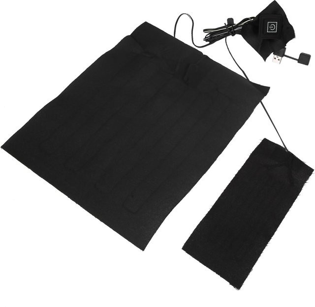 GoolRC Elektrisches Heizkissen mit einstellbarer Temperatur und USB-Anschluss, wasserdicht, Schwarz - Bild 1