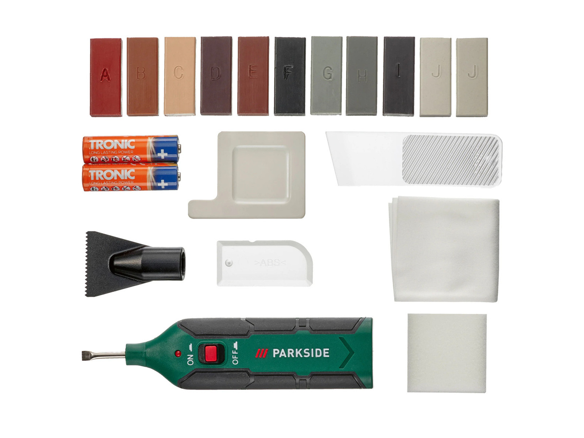 Parkside Laminat, Parkett und Fliesen Reparatur Set PFRS 1,5 C5/ PLPRS 1,5 C5 in Weiss und Multicolour - Bild 4