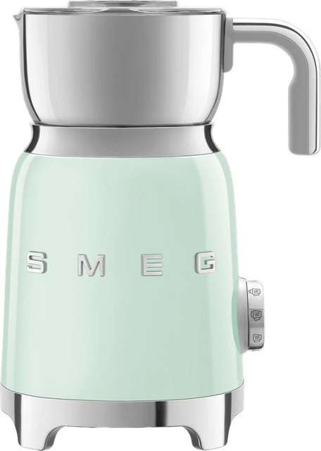 Smeg MFF11PGEU Milchaufschäumer in Pastellgrün mit Cocoa-Funktion - Bild 1