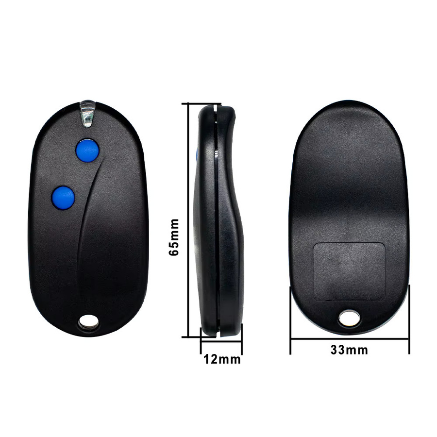 SEAV Rolltorantrieb Fernbedienung BE-HAPPY-RS2 RS1 RS3 und BE-SMART-RS2 RS1 RS3 mit 433,92MHz Rolling-Code-Sender in Schwarz - Bild 4