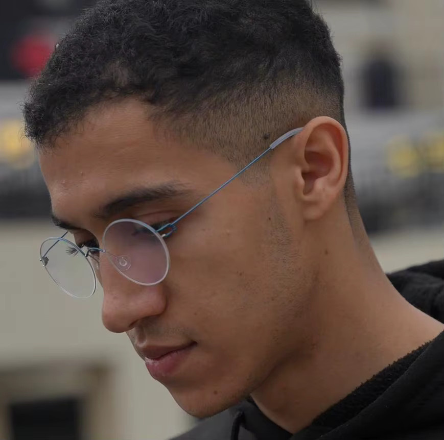 SO SMOOTH WIND Korrektionsbrille, randlos, rund, Titan, Unisex - Bild 1