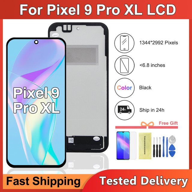 Sinmaytai LCD-Display Touchscreen-Digitizer Ersatz für Google Pixel 9 Pro XL in Schwarz - Bild 1