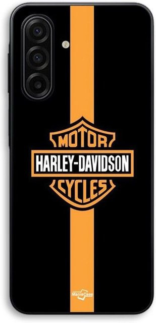 Maniacase Handyhülle für Samsung Galaxy A37 mit Harley Davidson Motorräder Design in Schwarz - Bild 1