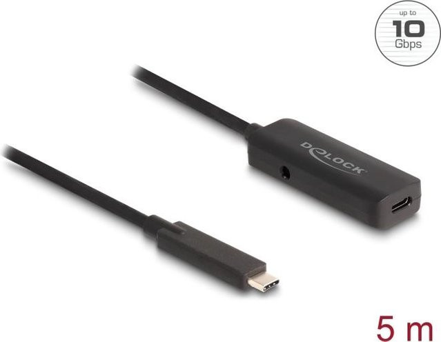 Delock USB-C Aktivverlängerungskabel USB 3.2 Gen 2 Schwarz 5,0 m - Bild 2