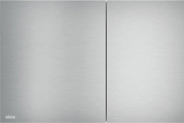 Alcadrain WC-Betätigungsplatte AIR Alunox-Matt in Edelstahl Silber mit Dual-Flush-Funktion - Bild 1