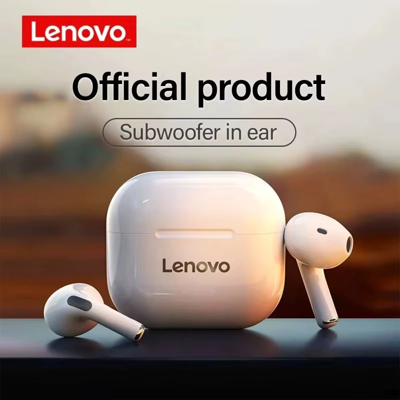 Lenovo LP40 TWS Kabellose Bluetooth-Ohrhörer mit Bass und Touch-Steuerung in Schwarz - Bild 2