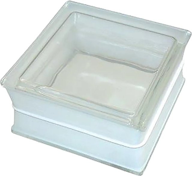 Fuchs Design Betonglas transparent B/H: 19 x 19 cm, Tiefe: 10 cm - Bild 1
