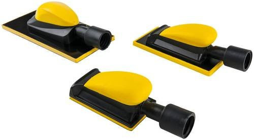 KS Tools Schleif-Handblock-Satz, 3-teilig, gelb - Bild 1