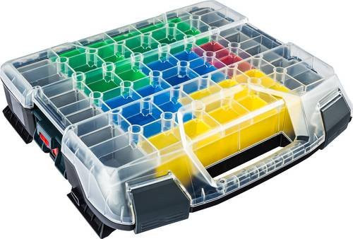 Sortimo W-BOXX 102 Werkzeugkasten unbestückt in Schwarz und Transparent - Bild 1