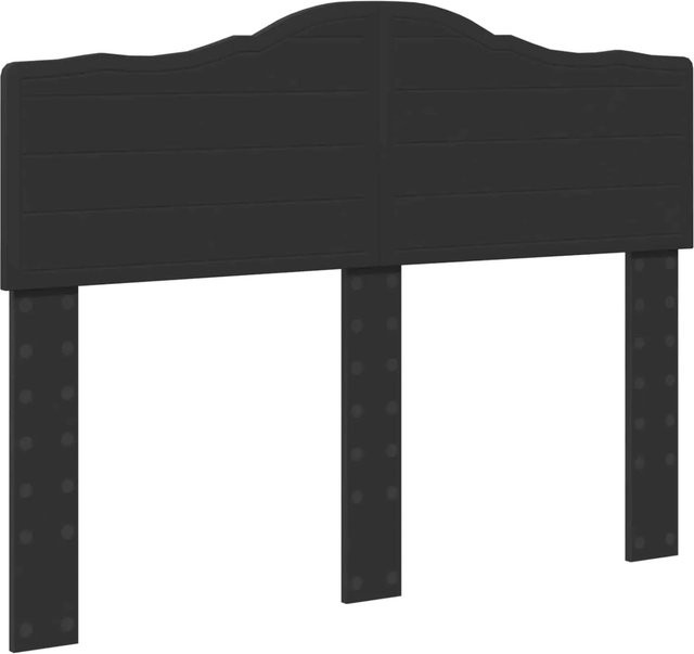 vidaXL Kopfteil für das Bett in Schwarz und Eichen-Optik, modernes Design aus Holzwerkstoff, Breite: 138 cm - Bild 1