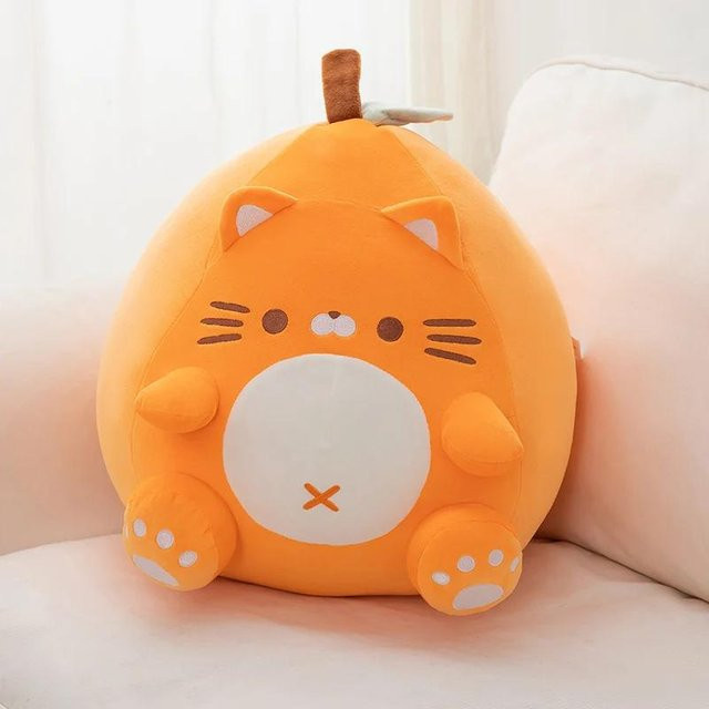Yiran Health & Beauty Orange Katze Plüschtier, 23cm - Bild 1