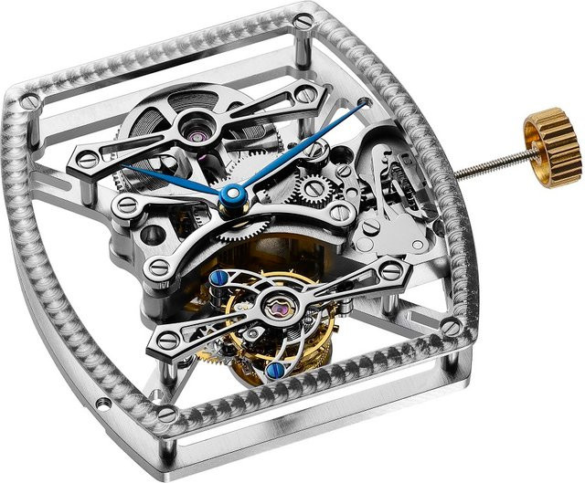 XMSJ SL5 Serie Tourbillon Mechanische Uhr in Silber - Bild 1
