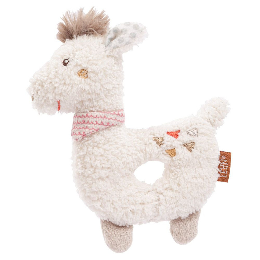 Fehn Greifling mit Rassel Lama Maya, ab 0 Jahre - Bild 1