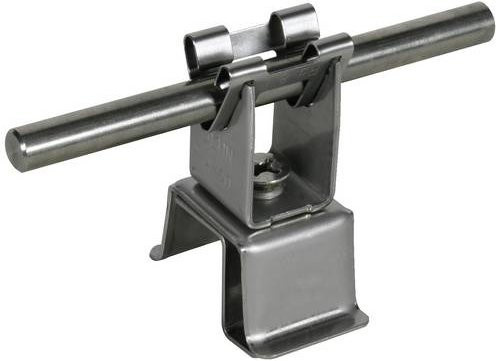 DEHN Dachleitungshalter aus Edelstahl in Silber - Bild 1