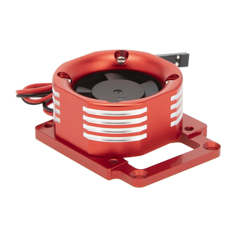 TRAXXAS Aluminium-Motor-Kühlkörper mit LED, bunter Kühlkörper, Lüfter - Bild 2