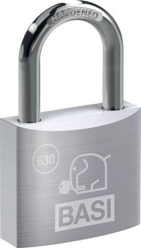 BASI Vorhängeschloss VHS 630 in Silber mit Aluminiumgehäuse, 20 mm, verschiedenschließend - Bild 1