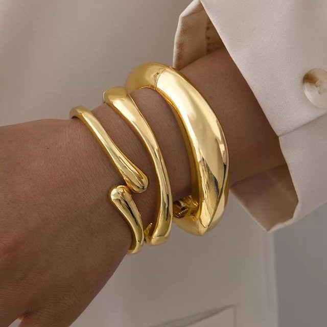 DAIPAN Armreif, goldfarben, Damen - Bild 1