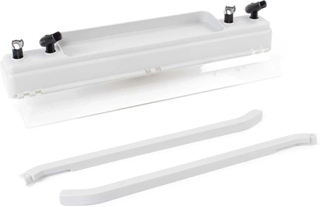 Wiltec Paint Station Ablage für Airbrush-Absauganlagen in Grau oder Weiß - Bild 1