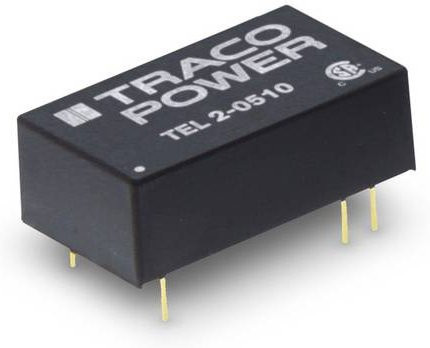 TracoPower TEL 2-0521 DC/DC-Wandler Print 5 V/DC 5 V/DC -5 V/DC 200mA 2W Schwarz - Bild 1