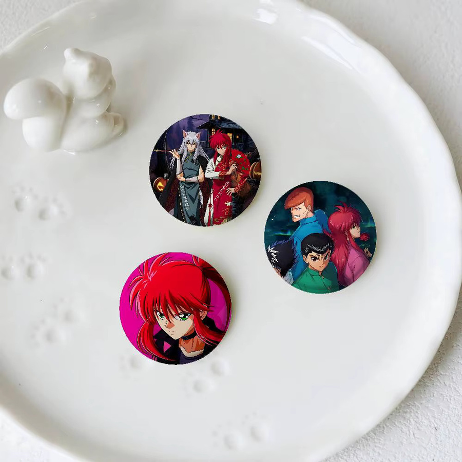 52TOYS Brosche, YuYu Hakusho, Runde Abzeichen, Cartoon - Bild 2
