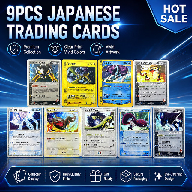 Keeppley Pokémon Sammelkartenset, 9-teiliges Set - Bild 1