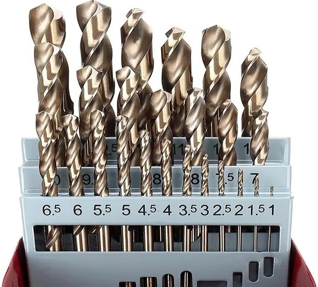 HSS-Cobalt Spiralbohrer M35 mit 5% Kobalt für Metall und Edelstahl, Durchmesser: 25,0 mm - Bild 1