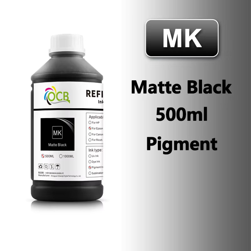 10 Stück Epson Pigmenttinte Refill-Set für Inkjet-Drucker, 500 ml pro Flasche - Bild 2