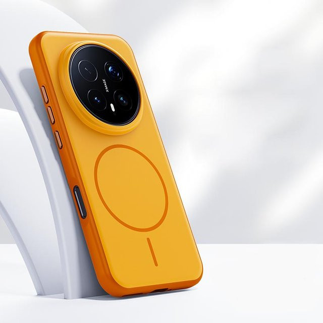 Magnetische Honor Magic 8 Pro Hülle in zweifarbigem Matt-Design aus PC und TPU mit Metallknopf - Bild 1