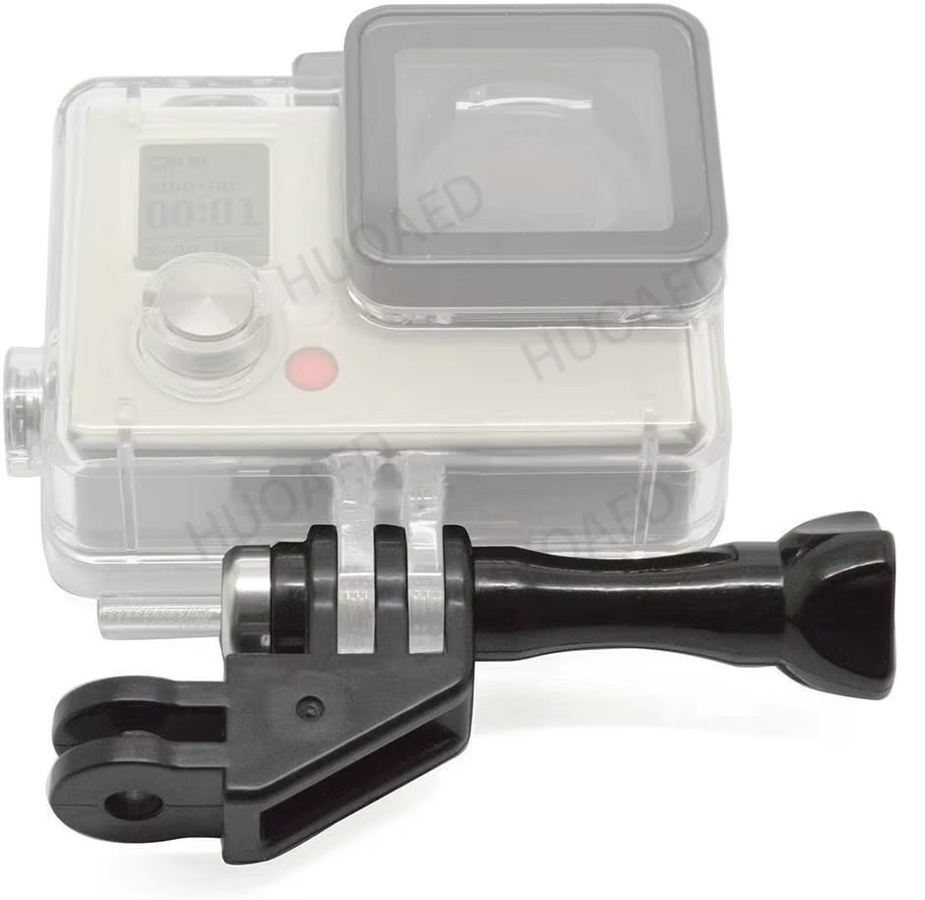 Verstellbarer 90-Grad-Adapter Multi-Konvertierungsarm in Schwarz für GoPro Hero 12 11 10 9 8 7 6 5 4, SJCAM, Xiaoyi 4K und Eken H9r Zubehör - Bild 4