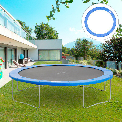 HOMCOM Trampolin Randabdeckung für Sicherheitsnetze, Farbe: Blau, Durchmesser: 366 cm - Bild 6