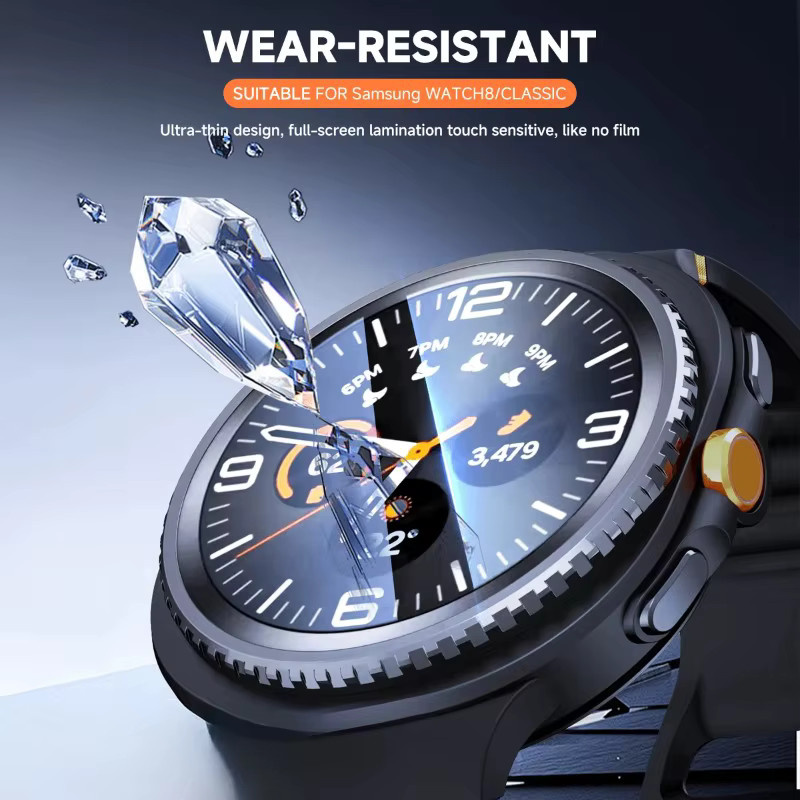 Displayschutzfolie Samsung Galaxy Watch 8 Classic, 46 mm, transparent - Bild 3