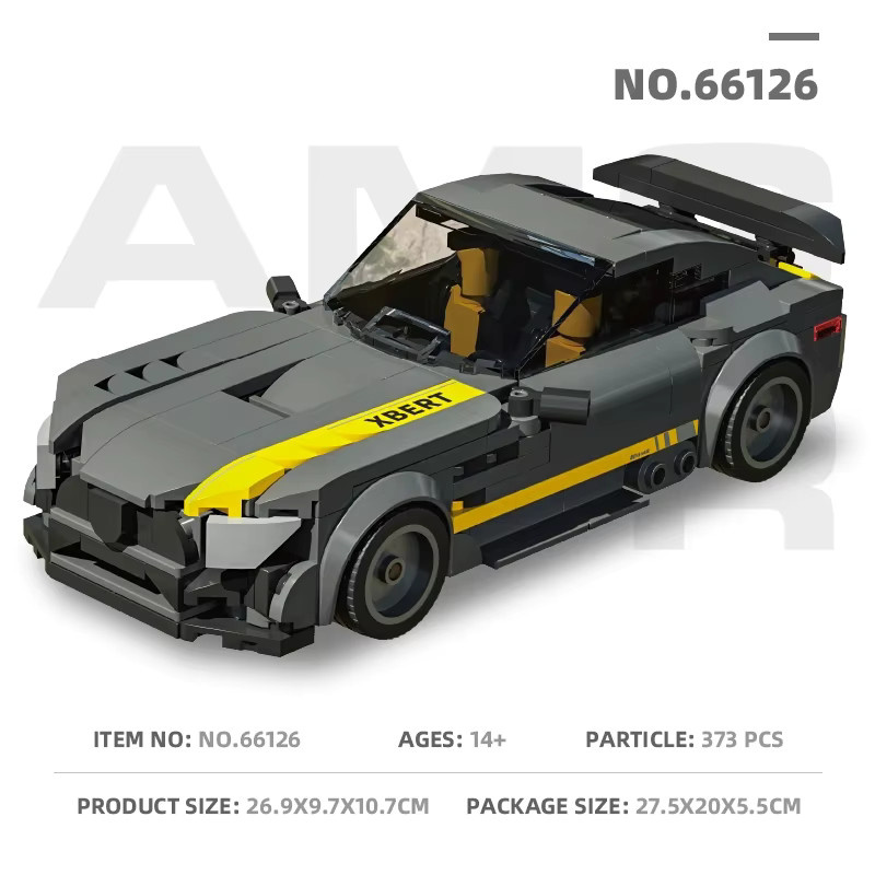 barweer Technologie GT-R Supersportwagen, Bausteine, 1:24 Maßstab, ab 14 Jahren - Bild 6