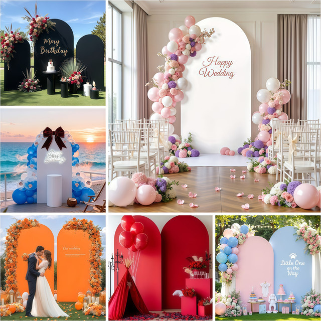 Yeele Bogen Hintergrund in Multicolor für Geburtstag, Hochzeit und Party im minimalistischen Design als Fotografie Studio Dekoration - Bild 1