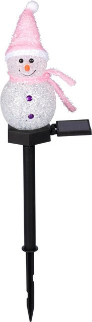 Solar-Gartenstecker Schneemann - Bild 1