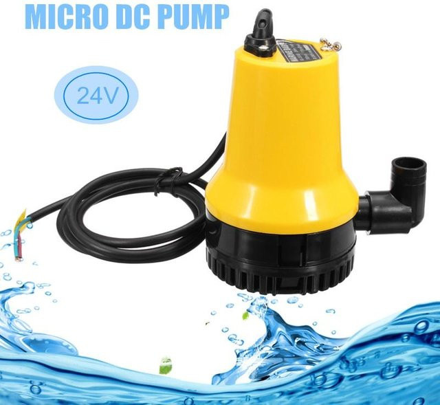 Sea Global DC Tauchpumpe für Schmutzwasser mit 50W und 24V zur Reinigung von Teich, Schwimmbad oder Abfluss - Bild 1