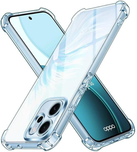 Transparente TPU Schutzhülle für Oppo Reno14 Pro 5G mit Kameraschutz und Anti-Vergilbungseffekt - Bild 1