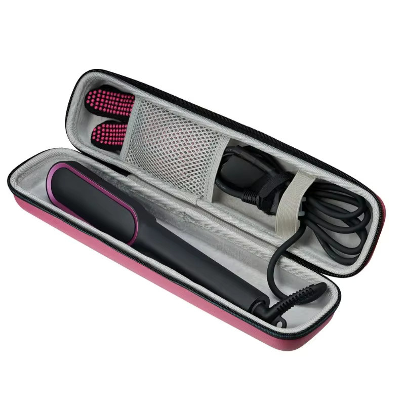 Stoßfeste EVA-Aufbewahrungstasche für Dyson Airstrait HT01 Haarglätter, schwarz und pink - Bild 3