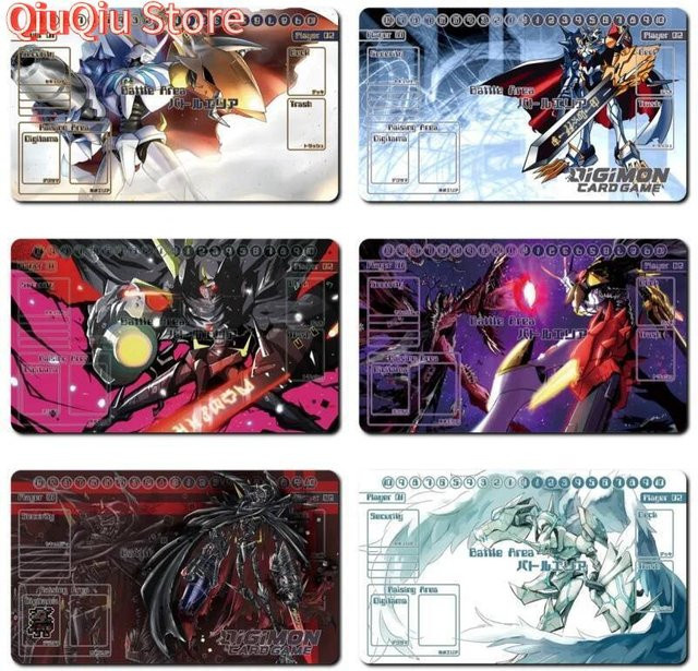 Bandai Digimon Adventure Card Pad Omegamon Zwart X-Antibody, Battle Mat, Gummi, Bunt / Mehrfarbig - Bild 1