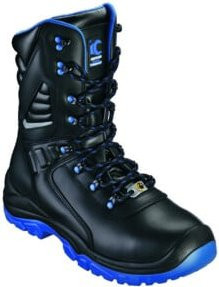 Craftland by feldtmann Hochstiefel TORGAU in Schwarz/Blau, S3 SR ESD aus Glattleder, Größe 37 - Bild 1