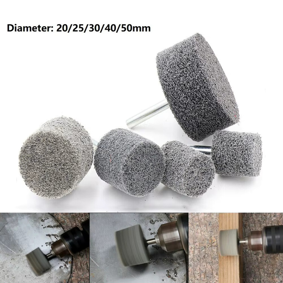 Vibratite Schleifen- und Polierkopf für elektrische Bohrer mit 1/4 Zoll Schaft, Zubehör für Dremel und Holzwerkzeuge, Grau - Bild 2