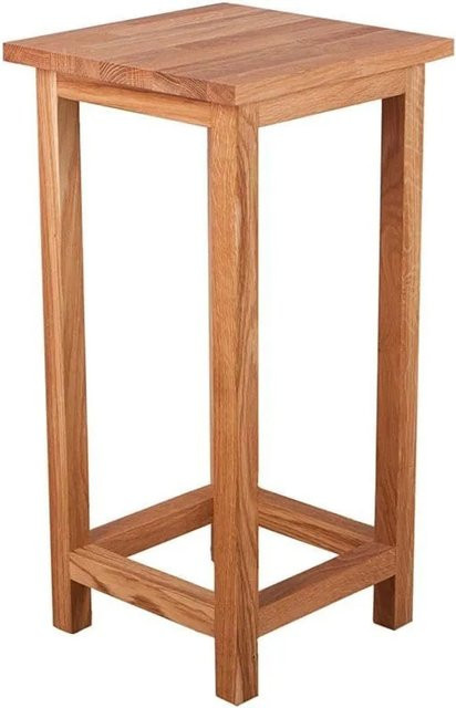 DELUKE Blumenständer MAX Pflanzenständer aus Eiche Braun B/T/H: 30 x 30 x 60 cm - Bild 1