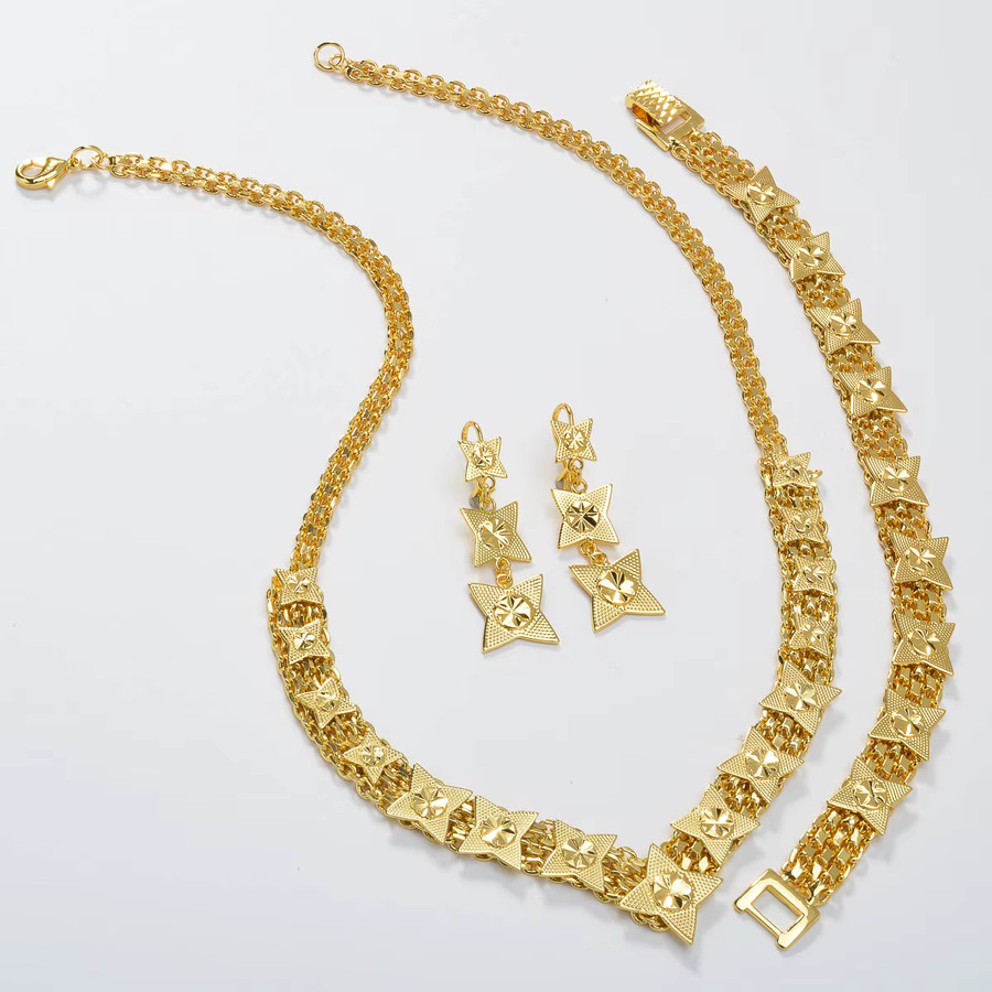 Schmuck-Set Stern, Kupfer, Damen - Bild 2