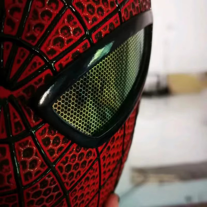 HEROCROSS Marvel Magnetische Linsenmaske für den Amazing Spider-Man, Garfield-Stil, Spandex-Kopfmaske, Cosplay-Requisite, ab 14 Jahre - Bild 4