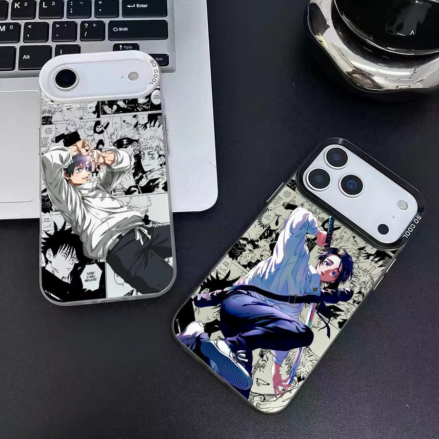 Okkotsu Y-Yuta Anime Handyhülle für iPhone 17 16 15 14 13 12 11 Pro Max Air Matte Laser Aurora stoßfeste Schutzhülle in Multicolour - Bild 2