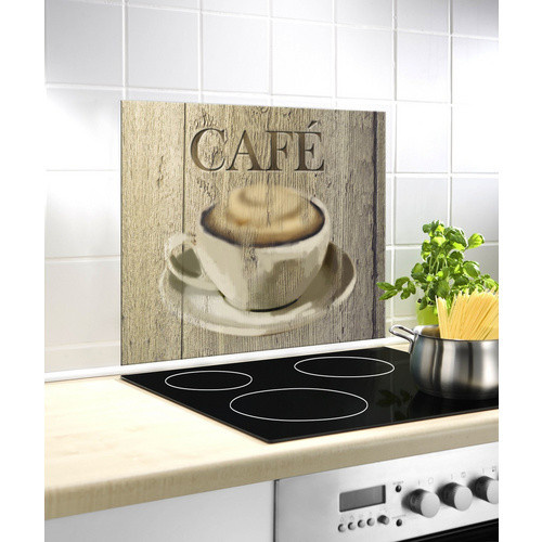 Wenko Glasrückwand Café in Braun und Mehrfarbig, Breite: 60 cm, Höhe: 50 cm - Bild 2
